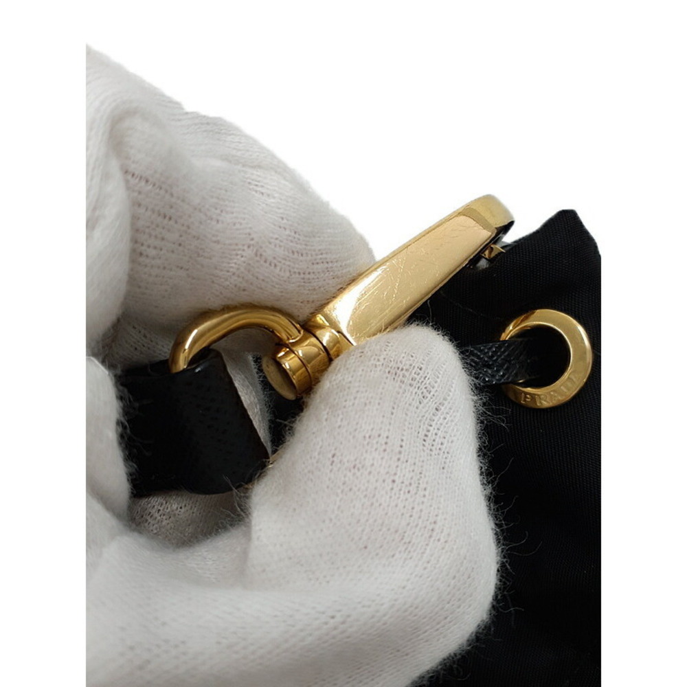 Prada Re Edition 1995 Chaine Re Nylon Shoulder Bag Black - Picture 4 of 7